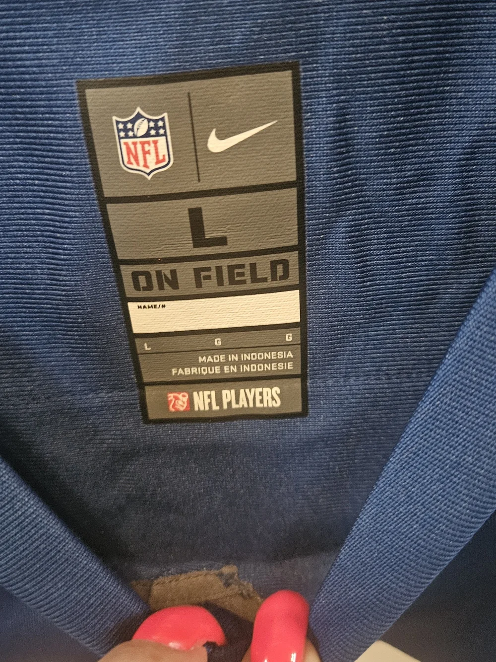 Indianapolis Colts Blue Number 2 Football Jersey - Nike